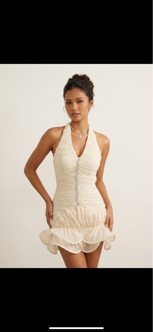 FOR RENT CREAM MINI DRESS (Category: Dresses) located in Manila. Submitted by shekainahely (Listing ID 1457634886, Image 1). Description: FOR RENT ₱599 (3days) CREAM MINI DRESS FROM VIETNAM size: XS-SMALL Loc: STA. CRUZ MANILA, & LANCASTER GENERAL TRIAS, CAVITE send us a message for inquiries 💌 AYGEE: WEARNTELL_.