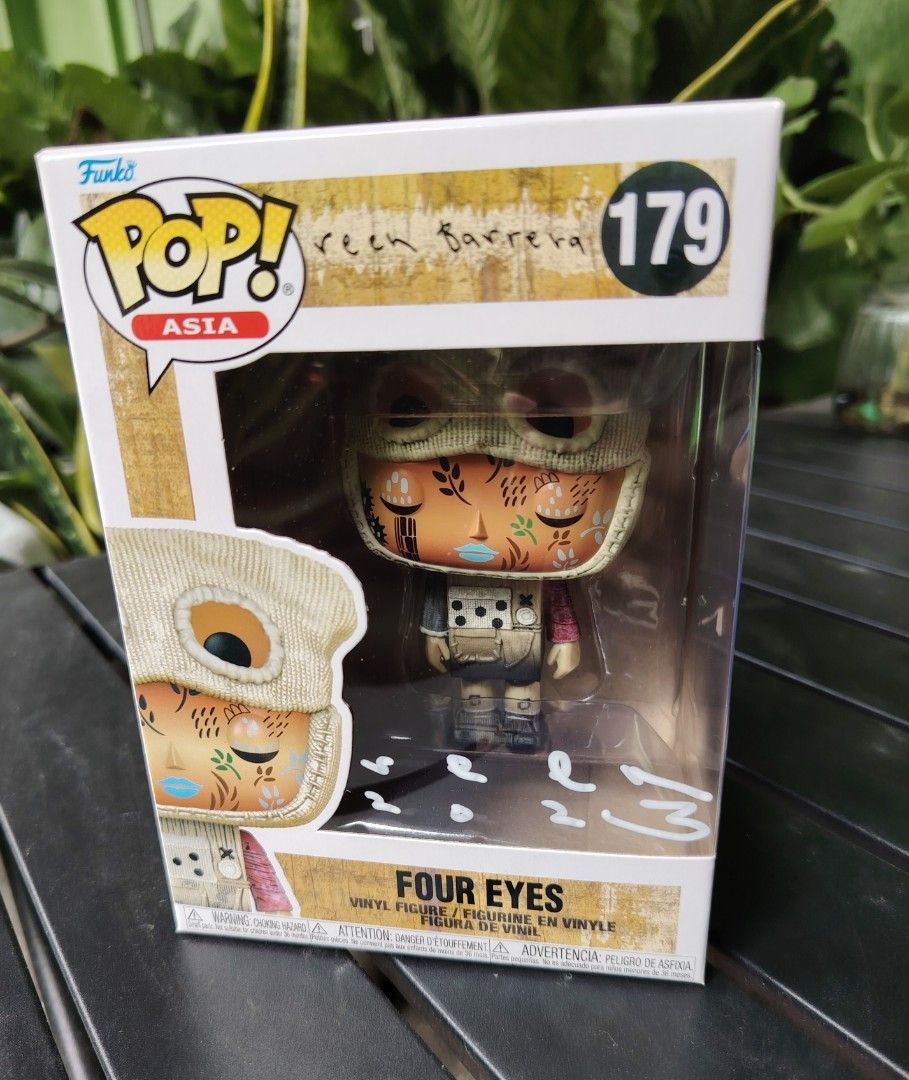 Funko Pop Reen Barrera Four Eyes (Category: Designer & Blind Box Toys) located in Quezon City. Submitted by anna.anna8 (Listing ID 1457610108, Image 1). Description: - Funko Pop Four Eyes Reen Barrera - Ideal for collectors! -new -signed .
