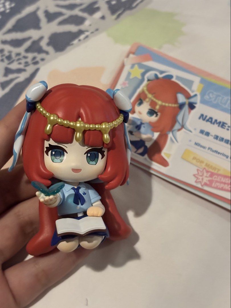 Genshin Impact POPMART Nilou (Category: Designer & Blind Box Toys) located in Taguig. Submitted by cheshrai (Listing ID 1454438896, Image 1). Description: open to trade 600 srp, can do 550 if upfront payment onhand.