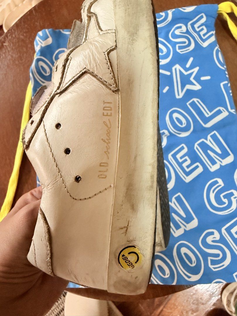 Golden Goose Sneakers Kids (Category: Babies & Kids Fashion) located in Quezon City. Submitted by bethany08 (Listing ID 1457543354, Image 2). Description: Used Golden Goose Sneaker for Kids Size: 31 Dust bag only. Negotiable. No low ballers please..