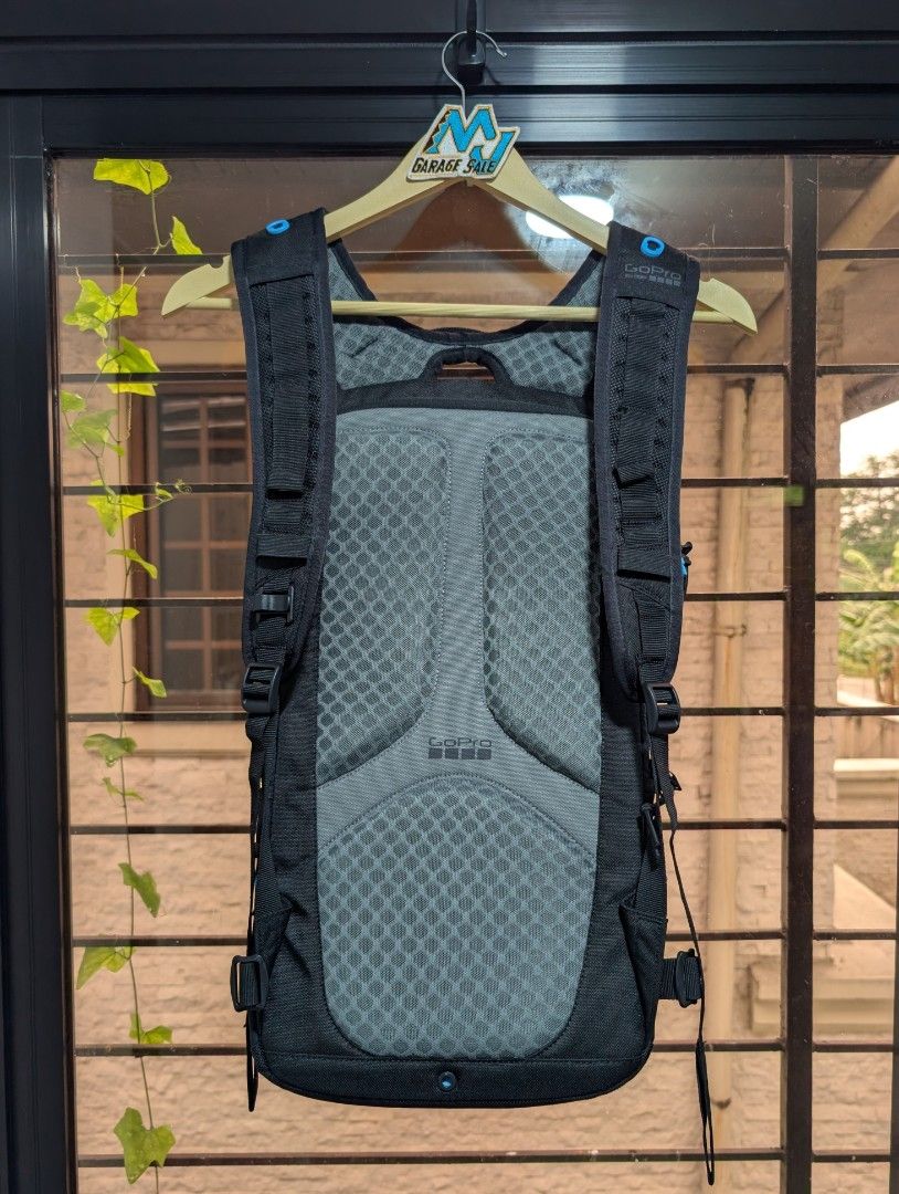 GoPro Be A Hero Seeker Backpack (Category: Camera Bags & Carriers) located in Santa Maria. Submitted by mjgaragesale (Listing ID 1457680368, Image 2). Description: GoPro Be A Hero Seeker Backpack ◉ Condition: 9.8/10 used a few times only ◉ 16–18L Lightweight & Compact ◉ Built-in shoulder & chest mounts for hands-free POV filming. ◉ Organized multiple compartments for quick access ◉ 15" Laptop padded sleeves ◉ Padded shoulder straps, back panel, a