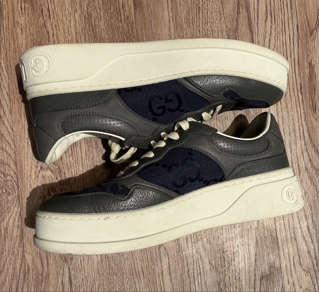Gucci Shoes for men (Size 7.5) (Category: Sneakers & Footwear) located in Taguig. Submitted by sorted_luxury (Listing ID 1457557754, Image 2). Description: No inclusion Double check photos for condition No major damage only signs of use like minimal scratches and dust stains .