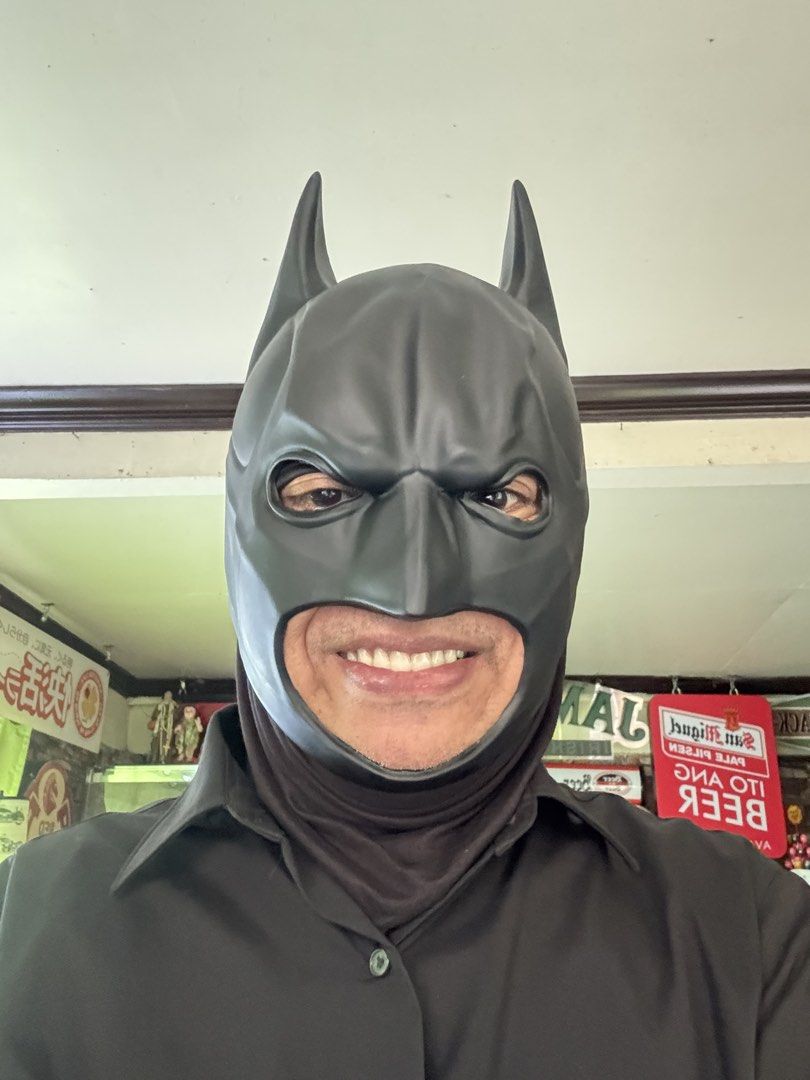 Halloween Mask Batman Mask (Category: Occasions & Party Supplies) located in Pasig City. Submitted by JMToysandCollectibles (Listing ID 1457709138, Image 1). Description: ‼️NO RENTAL FOR SALE ONLY‼️ ‼️Seasonal Item/ Limited Stocks Only‼️ ✅Halloween Mask Batman Mask ✅PHP1,299 ✅Made of Quality Rubberize Latex Materials ✅ With Head Bonnet ✅Pick Up or Delivery via Lalamove ✅Shipping via LBC ✅MOP: Gcash/ BPI/ BDO.