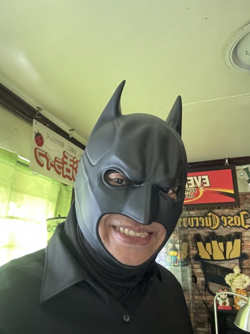 Halloween Mask Batman Mask (Category: Occasions & Party Supplies) located in Pasig City. Submitted by JMToysandCollectibles (Listing ID 1457709138, Image 2). Description: ‼️NO RENTAL FOR SALE ONLY‼️ ‼️Seasonal Item/ Limited Stocks Only‼️ ✅Halloween Mask Batman Mask ✅PHP1,299 ✅Made of Quality Rubberize Latex Materials ✅ With Head Bonnet ✅Pick Up or Delivery via Lalamove ✅Shipping via LBC ✅MOP: Gcash/ BPI/ BDO.