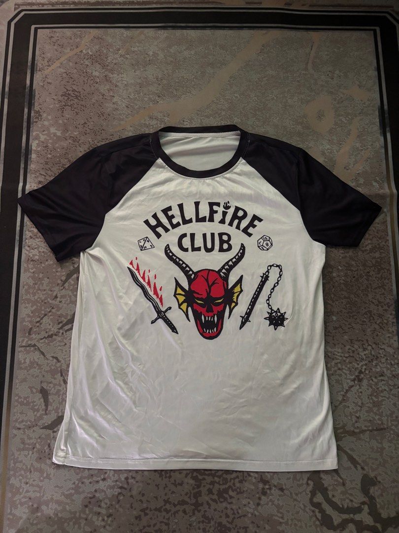 Hellfire Club (Category: Tshirts & Polo Shirts) located in Semenyih. Submitted by joypleasures (Listing ID 1457559310, Image 1). Description: Details : Pit 22 x 29.5 Labuh.