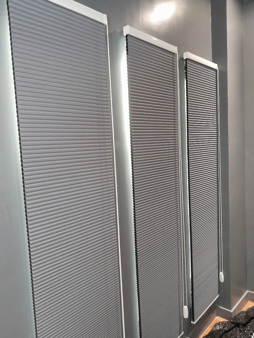 HoneyComb blinds (Category: Curtains & Blinds) located in Manila. Submitted by ryandulce19897 (Listing ID 1457523904, Image 3). Description: We supply and install customized window blinds Motorized system Motorized Curtains Blackout dim out Motorized blinds combi Korean blinds Roll up blinds/Sunscreen Sheer Drapes Accordion door/french door Vertical blinds/noblesse Shutters Louvers Wood blinds bass wood/pvc faux Aluminum blinds/mini blinds Padded