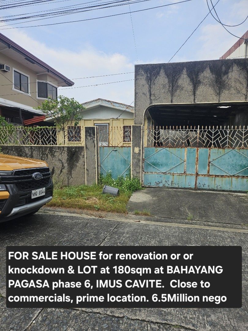 House Cavite Daang Hari (Category: House & Lot) located in Las Pinas. Submitted by rogiemercadojr (Listing ID 1457526430, Image 1). Description: BAHAYANG PAGASA phase 6, IMUS CAVITE, near pasong buaya daang hari, near commercials..