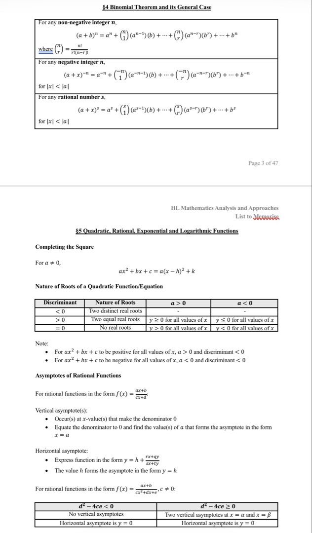 IB Notes (Category: Assessment Books) located in Singapore. Submitted by fiercetiger_54e139 (Listing ID 1457637705, Image 2). Description: Full IB Subject Notes for: - HL Chem - HL Math (AA) - SL Econs No physical copies, drive links with pdf notes will be sent over if purchased $30 per subject (negotiable).