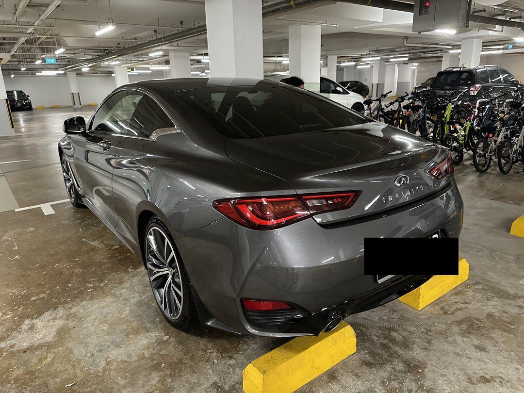 Infiniti Q60 2.0T (A) (Category: Used Cars) located in Singapore. Submitted by raghavhazard (Listing ID 1457598557, Image 2). Description: LOWEST MILEAGE Q60 on the market. No modifications done except slight Bodykit upgrade. Rest all stock. .