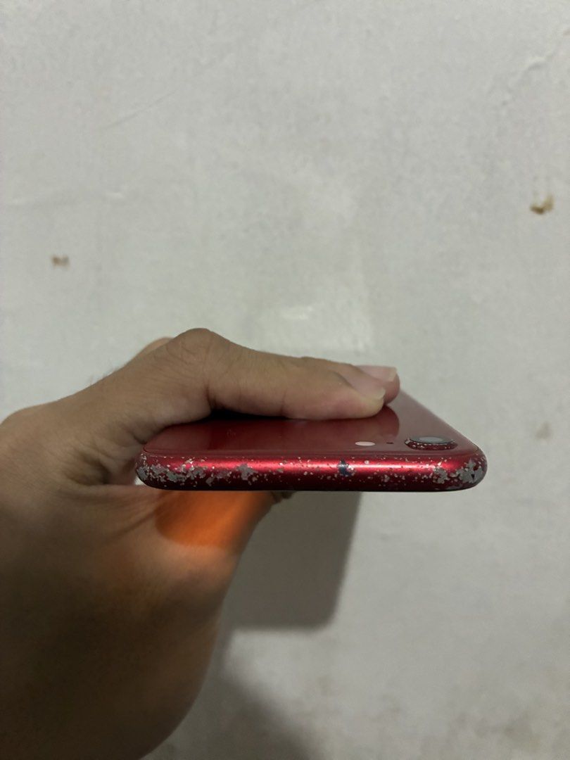 Iphone 8 64GB red (Category: iPhone 8 Series) located in Los Banos. Submitted by ragegarri30834 (Listing ID 1457588633, Image 2). Description: 84% Battery Health — Original 64GB Storage No SIM Restrictions / Openline Cameras working Speakers working All buttons working except Volume Down Performance is still smooth & usable HONEST ISSUES: • Cracked screen — does NOT affect performance/touch • Heavy paint chips & signs of usage • Volume Down butto
