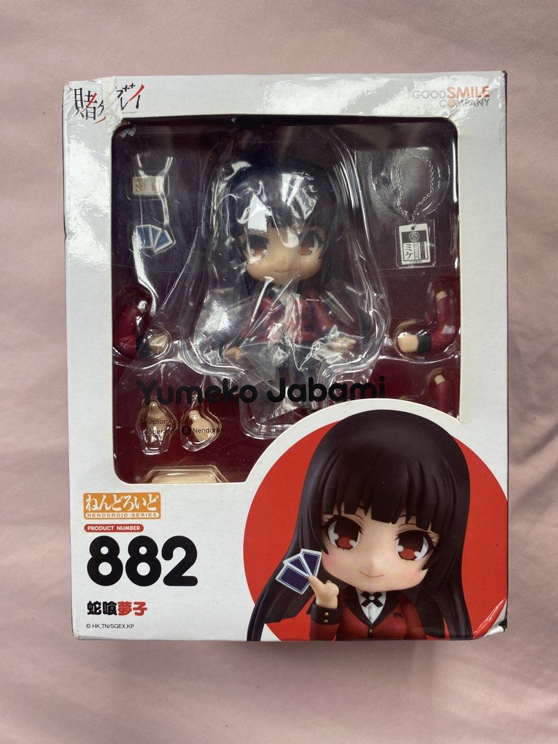 Kakegurui Nendoroid Yumeko (Category: Figurines & Statues) located in Manila. Submitted by yaboidreck (Listing ID 1457566511, Image 1). Description: Kakegurui Nendoroid original - Never used. Yumeko still in the plastic (No fingerprints too) - Bought in Japan a couple of years ago - Box has flaws as seen in the pics but the inside is still well maintained - Last price for this MOD: Lalamove or J&T.