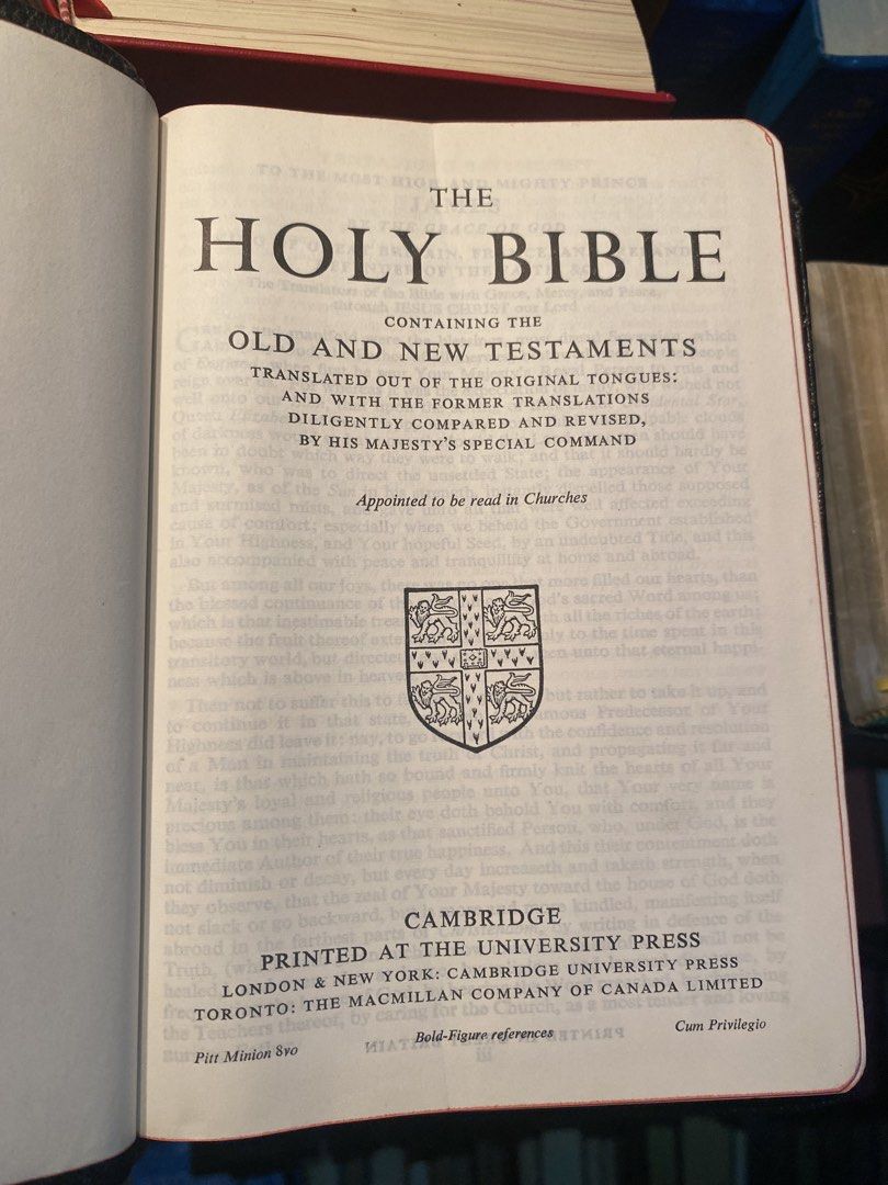 KJV Bible, Cambridge, PCE Leather (Category: Religion Books) located in Manila. Submitted by istinbari05430 (Listing ID 1457578954, Image 2). Description: .