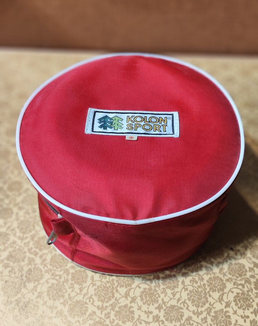 Kolon Sport nested aluminum camping mess kit (Category: Hiking & Camping) located in Manila. Submitted by thrifts_style (Listing ID 1457682525, Image 1). Description: Kolon Sport nested aluminum camping mess kit.
