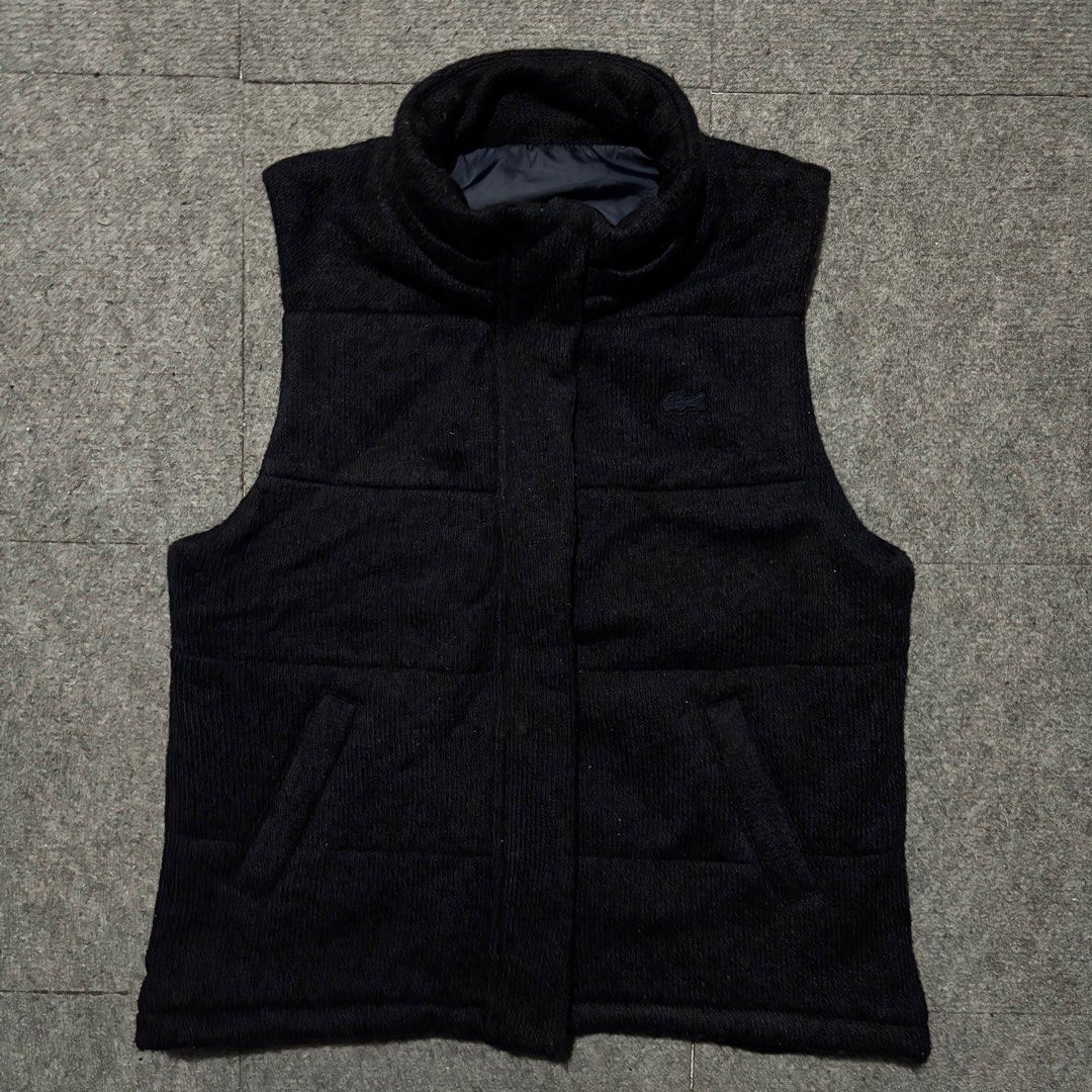 Lacoste Sherpa Vest (Category: Luxury Apparel) located in Cavite. Submitted by gemsouttanowhere (Listing ID 1457631604, Image 1). Description: 19x23 Like new No issue.