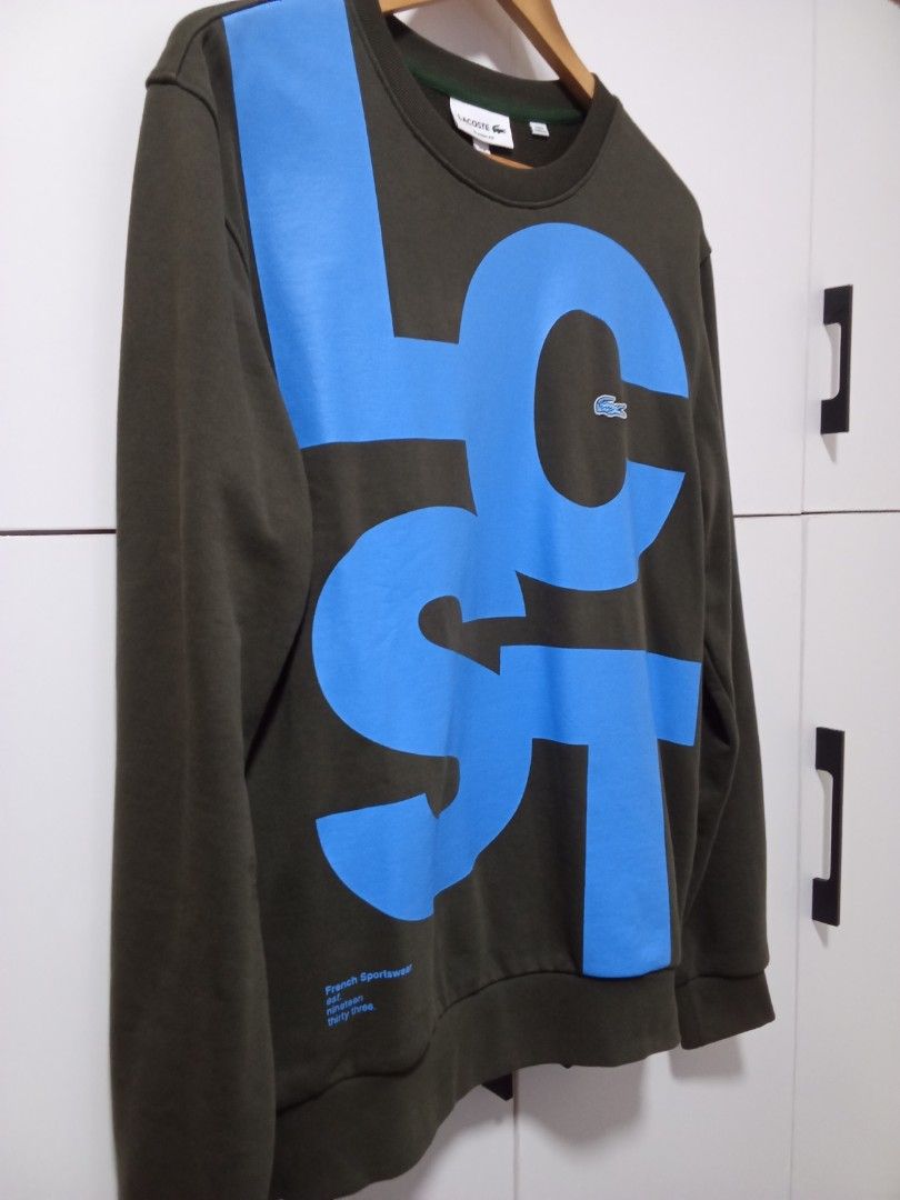 LACOSTE SPELLOUT (Category: Coats, Jackets and Outerwear) located in Quezon City. Submitted by gametz (Listing ID 1457536680, Image 3). Description: ORIGINAL ITEM LACOSTE SPELLOUT BLUE CROC LOGO COLLECTION - BRAND NEW - (removed tags but not yet worn) - SUPER EXCELLENT CONDITION - VERY STRIKEY design - very nice and elegant color way - Absolutely NO ISSUE - 10/10 COLOR RATING - BOUGHT FOR 12K - FIXED PRICE. IF U WANT IT GET IT. 70% OFF NA YAN! pe