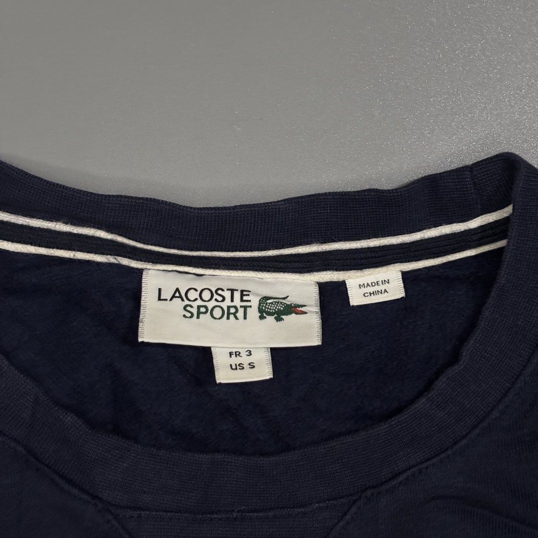 Lacoste Sport Crewneck (Category: Coats, Jackets and Outerwear) located in Bacolod City. Submitted by Hanap_ukay (Listing ID 1457659379, Image 3). Description: Lacoste Sport Crewneck Size: 3 / Small 20/25 Excellent 1,500.