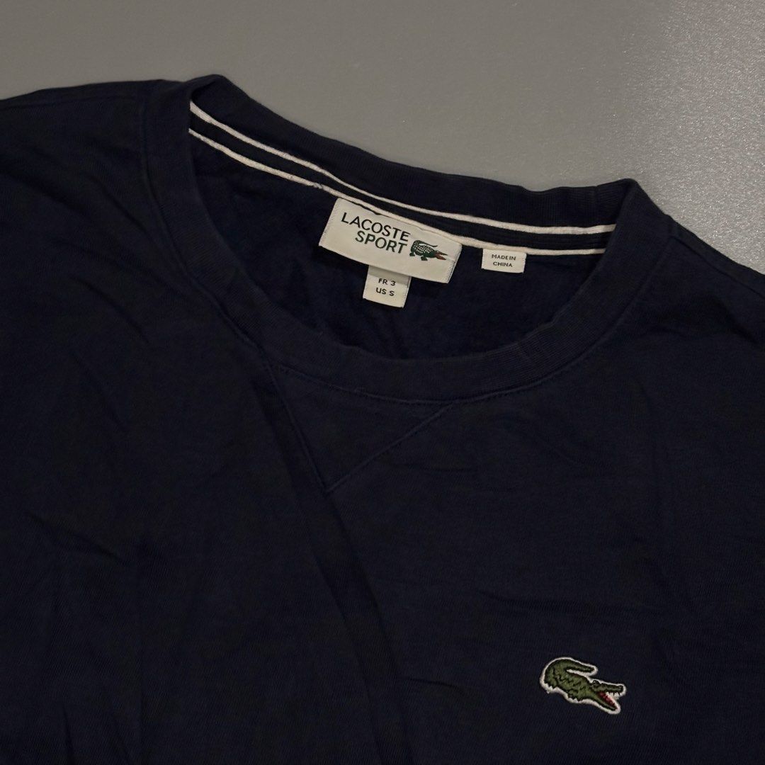 Lacoste Sport Crewneck (Category: Coats, Jackets and Outerwear) located in Bacolod City. Submitted by Hanap_ukay (Listing ID 1457659379, Image 2). Description: Lacoste Sport Crewneck Size: 3 / Small 20/25 Excellent 1,500.