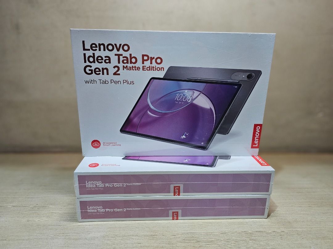 Lenovo idea Tab pro Gen 2 3.5k with Tab pen plus (Category: Laptops & Notebooks) located in Pasay City. Submitted by Rsgadgets (Listing ID 1457552807, Image 1). Description: 𝗟𝗲𝗻𝗼𝘃𝗼 𝗶𝗱𝗲𝗮 𝘁𝗮𝗯 𝗽𝗿𝗼 𝗚𝗲𝗻 𝟮 + 𝗽𝗲𝗻 Lenovo idea tab pro Gen 2 TB390FU matte edition - Brand new sealed Our price 30k regular price 40k -Latest 2026 model -3.5K resolution 144hz -Color Luna grey - Qualcomm® Snapdragon™ 8s Gen 4 Processor (3.20 GHz ) -13inch 