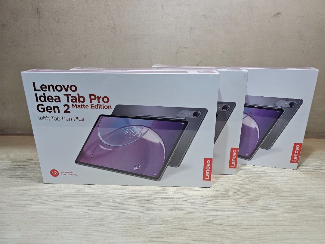 Lenovo idea Tab pro Gen 2 3.5k with Tab pen plus (Category: Laptops & Notebooks) located in Pasay City. Submitted by Rsgadgets (Listing ID 1457552807, Image 2). Description: 𝗟𝗲𝗻𝗼𝘃𝗼 𝗶𝗱𝗲𝗮 𝘁𝗮𝗯 𝗽𝗿𝗼 𝗚𝗲𝗻 𝟮 + 𝗽𝗲𝗻 Lenovo idea tab pro Gen 2 TB390FU matte edition - Brand new sealed Our price 30k regular price 40k -Latest 2026 model -3.5K resolution 144hz -Color Luna grey - Qualcomm® Snapdragon™ 8s Gen 4 Processor (3.20 GHz ) -13inch 