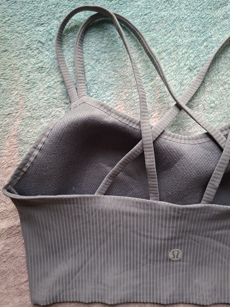 Lululemon (?) (Category: Activewear) located in Puerto Princesa. Submitted by thrinidad (Listing ID 1457560021, Image 3). Description: like a cloud ribbed longline bra *light support, b/c cup cut tag (this item design does not have size dot) dimension (laid flat) underbust 11.5" no damage/ stain can be bundled with (last picture) same measurements and item model Disclaimer : I do not own nor claim to own the rights to any of the brand, logo and p