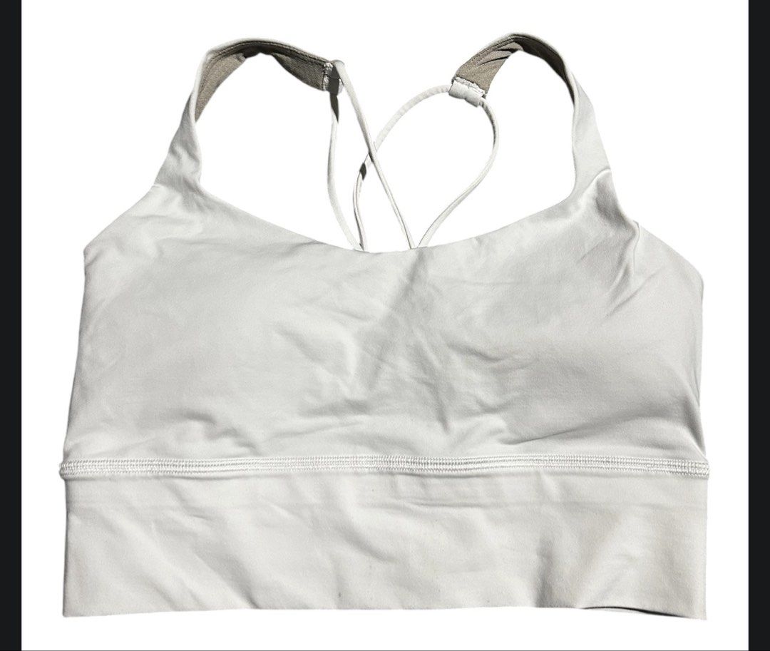 Lululemon Free To Be Bra Long Line dot 6 (Category: Activewear) located in Iba. Submitted by xooperfindslb (Listing ID 1457633131, Image 3). Description: Lululemon Free To Be Bra Long Line Dot 6 Color: white Good condition No issue.