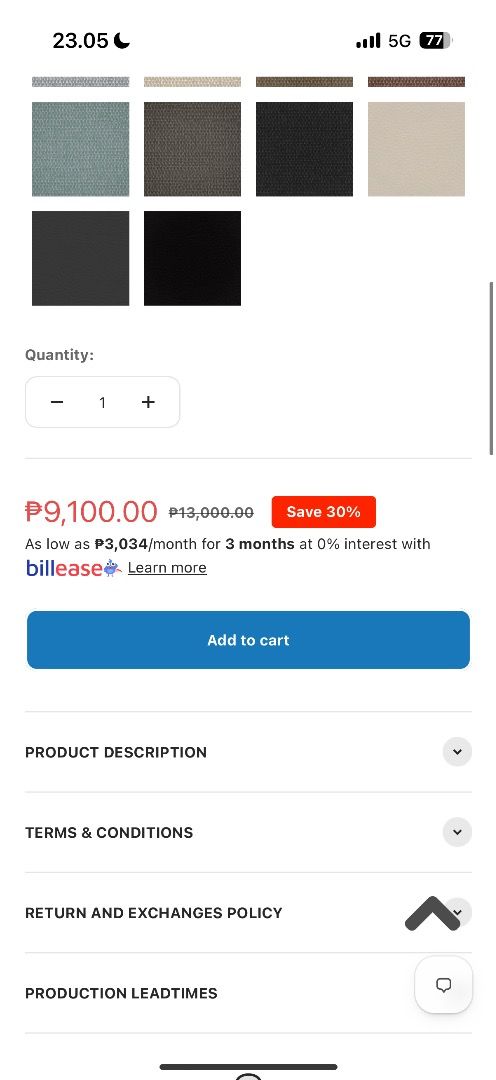 Mandaue Foam Ava Corner Sofa - Parson Khaki (Category: Sofas) located in San Juan City. Submitted by mariellahillary31 (Listing ID 1457695978, Image 3). Description: Mandaue Foam Ava Corner Sof- almost new 8 Month-Old 🛋️ * Mandaue Foam Ava Corner Sofa * Color: Khaki * Condition: Excellent /almost unused * Warranty: Still under 7-year warranty * Features: Fits perfectly in corners, comfortable seating Original Price: P13,000 Reason for selling: W