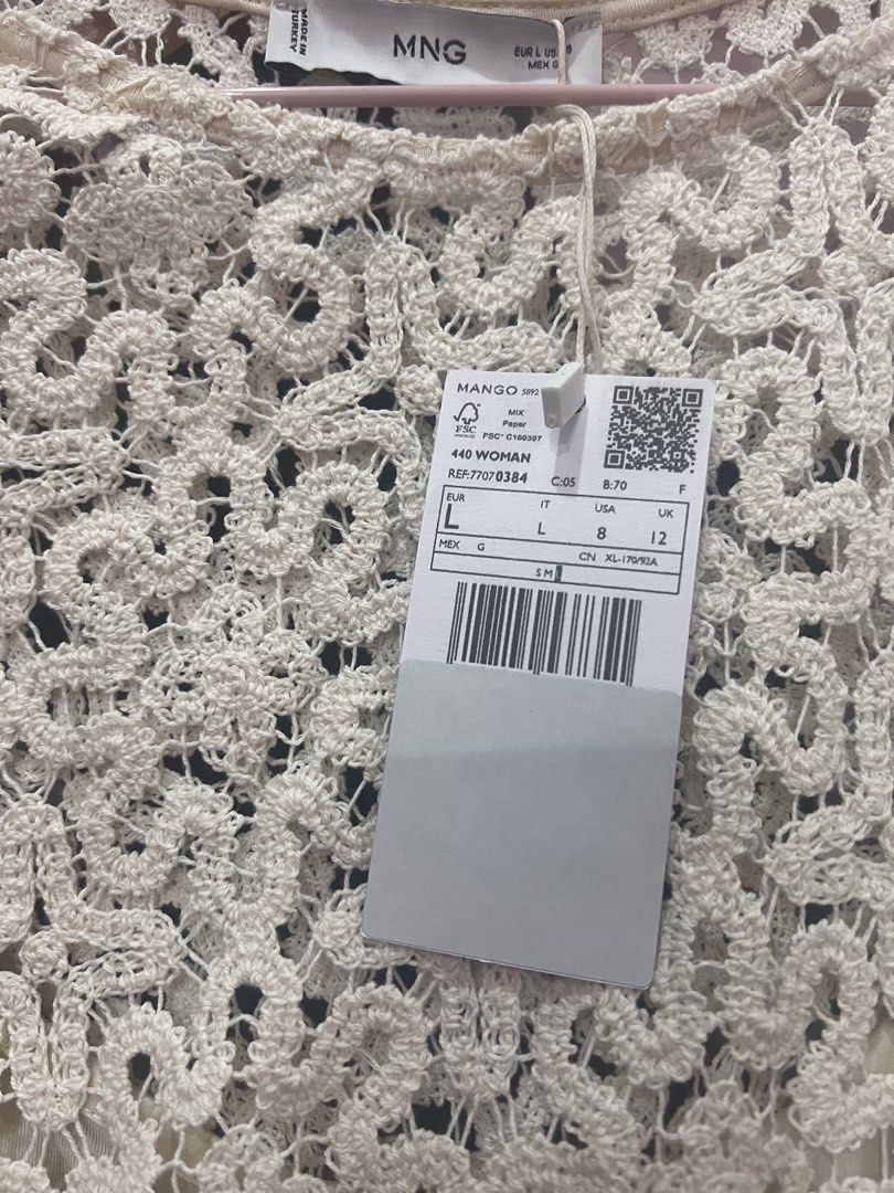 Mango floral crochet dress large BNWT (Category: Dresses) located in Ipil. Submitted by ipilcity (Listing ID 1457546071, Image 2). Description: .