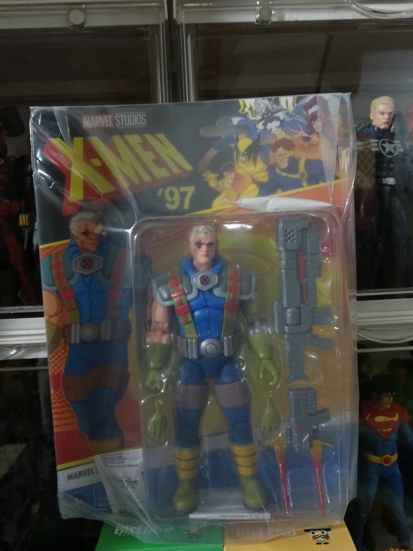 Marvel Studios X-Men '97 Cable Action Figure Toy (Category: Figurines & Statues) located in Manila. Submitted by elgato1946 (Listing ID 1457575771, Image 1). Description: - Marvel Studios X-Men '97 Cable Action Figure - Comes in original, sealed packaging - Includes all original accessories - A must-have for any X-Men fan's collection.