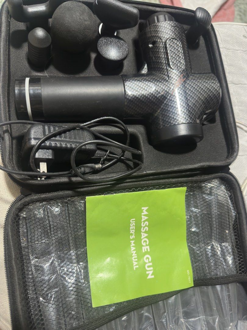 Massage gun (Category: Massage Devices) located in Caloocan City. Submitted by trebdy01 (Listing ID 1457649090, Image 2). Description: Big massage gun .