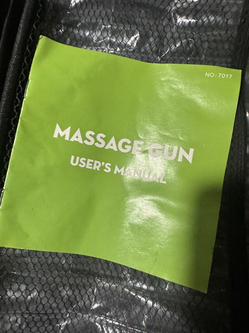 Massage gun (Category: Massage Devices) located in Caloocan City. Submitted by trebdy01 (Listing ID 1457649090, Image 3). Description: Big massage gun .
