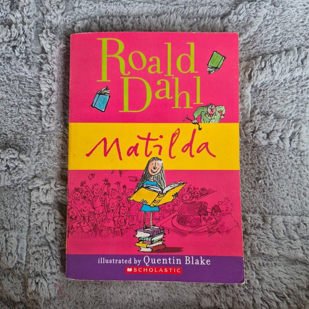 Matilda by Roald Dahl, illustrated by Quentin Blake (Category: Children's Books) located in Balanga. Submitted by chxles (Listing ID 1457565452, Image 1). Description: - Scholastic - Trumpet Club special edition - paperback - well-loved with signs of wear 📷 ask for more pics through PM loc: Balanga City, Bataan MOP: Gcash / bank transfer MOD: J&T / other preferred couriers.