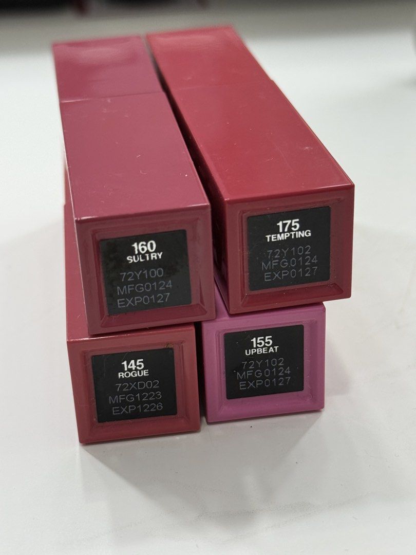 Maybelline Superstay Vinyl Ink (Category: Makeup) located in Bacoor. Submitted by c8declutters (Listing ID 1457680488, Image 2). Description: Maybelline Superstay Vinyl Ink Shades: Sultry, Tempting, Rogue, Upbeat Bnew but unsealed ₱150 each.