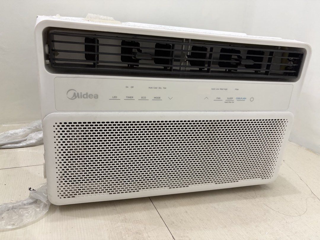 Midea 0.8 HP Inverter Aircon Window Type Qube DC (Category: Other Home Appliances) located in Taguig. Submitted by yanovels (Listing ID 1457635216, Image 1). Description: FIXED PRICE Only needs cleaning - used for 1 year, no flaws - rfs: masyadong malaki sa butas ng wall - pick up at your own expense (loc: Pembo, Taguig - near sm aura/hotel 101).