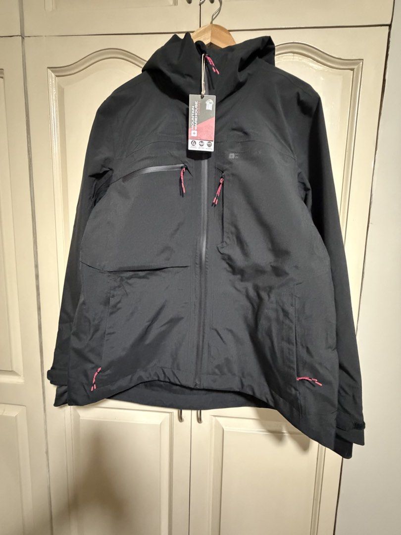 Mountain Warehouse Cortina Womens Extreme Shell Jacket (Category: Coats, Jackets and Outerwear) located in Mandaluyong City. Submitted by applebss (Listing ID 1457611224, Image 1). Description: - Brand new black adventure jacket - Size: UK 16 / EU 44 / US 12 - Waterproof: 10,000mm rating - Breathable material - Perfect for outdoor activities and adventures - Still has original tags attached.