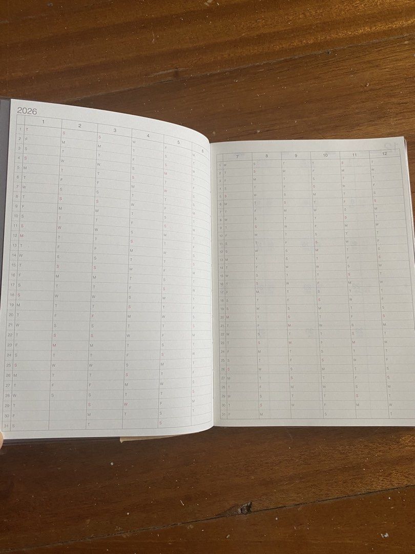 MUJI 2026 Vertical A5 Diary Planner (Category: Stationery & School Supplies) located in Manila. Submitted by istinbari05430 (Listing ID 1457597569, Image 3). Description: - Brand new MUJI Vertical Diary - Size: A5 - Cover Color: Black - Planner Dates: 2025 - 2027 - Ideal for daily planning and organizing for the next few years..