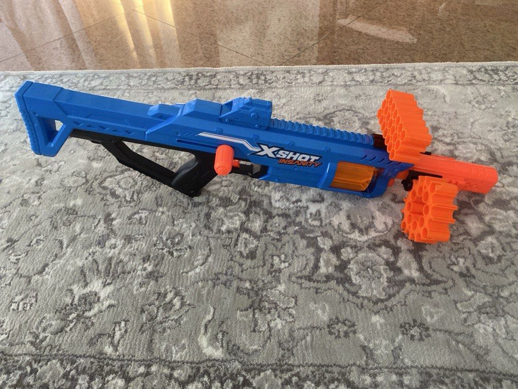 Nerf bundle (Category: Action & Battle Toys) located in Singapore. Submitted by etonne2.0 (Listing ID 1457614536, Image 2). Description: Selling all together for 40$ Meet up at my location All guns are working No bullets included.