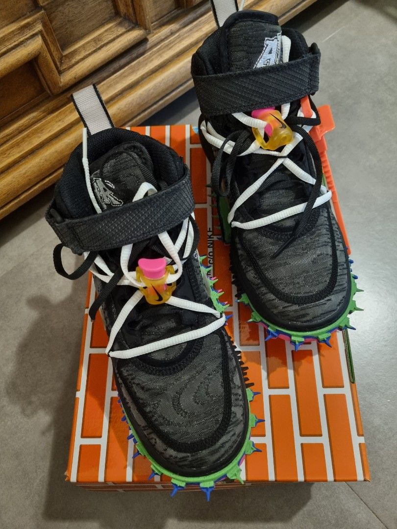 Nike Air Force 1 Mid x Off-White (Category: Sneakers) located in Taguig. Submitted by chanelgeek (Listing ID 1457610248, Image 2). Description: UNISEX Size 23.5cm/ Womens US 6.5 BNDS.