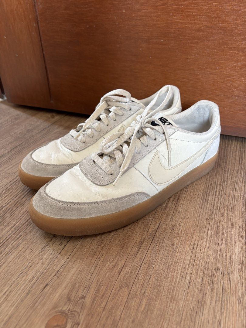 NIKE Killshot 2 Leather (Category: Sneakers) located in Paranaque City. Submitted by verosells (Listing ID 1457553174, Image 2). Description: Nike Killshot 2 Leather Sail Gum Size: US 11.5 The Nike Killshot 2 Leather updates a classic 1970s tennis shoe with smooth leather and soft suede overlays. Its low-profile silhouette features a bold retro Swoosh and a durable gum rubber sole, delivering a clean, timeless aesthetic that effortlessly pairs wi