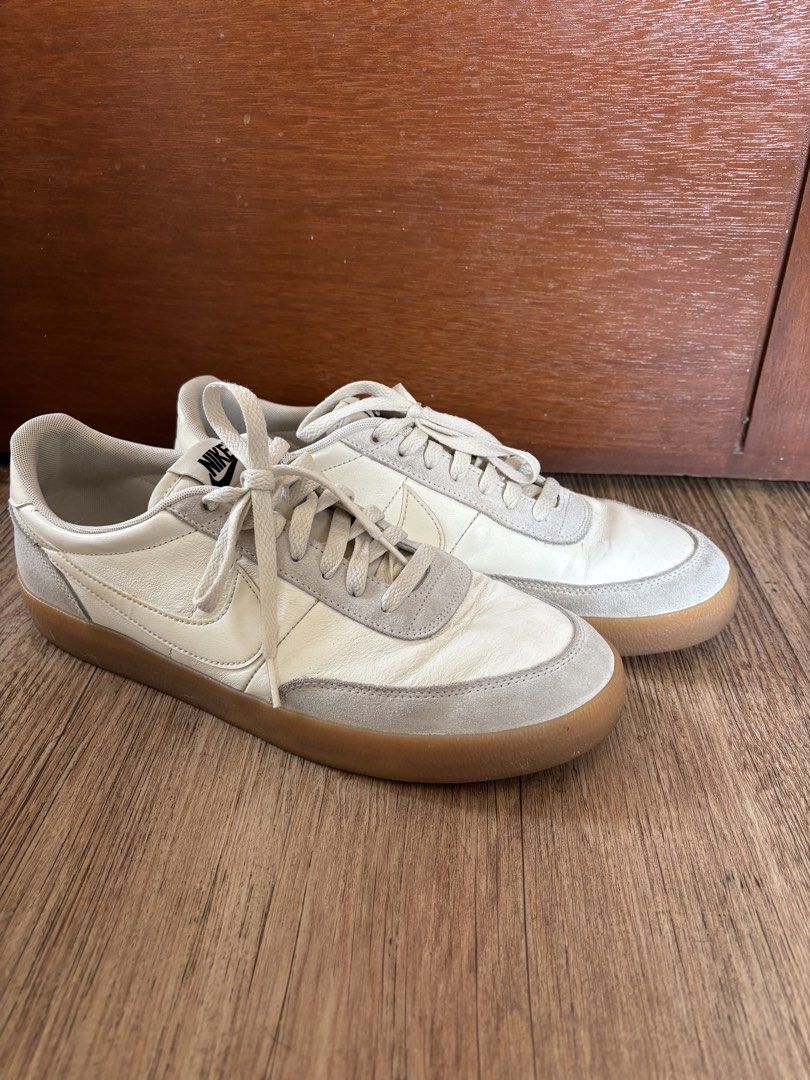 NIKE Killshot 2 Leather (Category: Sneakers) located in Paranaque City. Submitted by verosells (Listing ID 1457553174, Image 3). Description: Nike Killshot 2 Leather Sail Gum Size: US 11.5 The Nike Killshot 2 Leather updates a classic 1970s tennis shoe with smooth leather and soft suede overlays. Its low-profile silhouette features a bold retro Swoosh and a durable gum rubber sole, delivering a clean, timeless aesthetic that effortlessly pairs wi