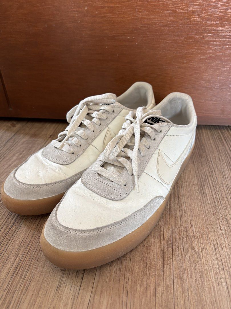 NIKE Killshot 2 Leather (Category: Sneakers) located in Paranaque City. Submitted by verosells (Listing ID 1457553174, Image 1). Description: Nike Killshot 2 Leather Sail Gum Size: US 11.5 The Nike Killshot 2 Leather updates a classic 1970s tennis shoe with smooth leather and soft suede overlays. Its low-profile silhouette features a bold retro Swoosh and a durable gum rubber sole, delivering a clean, timeless aesthetic that effortlessly pairs wi