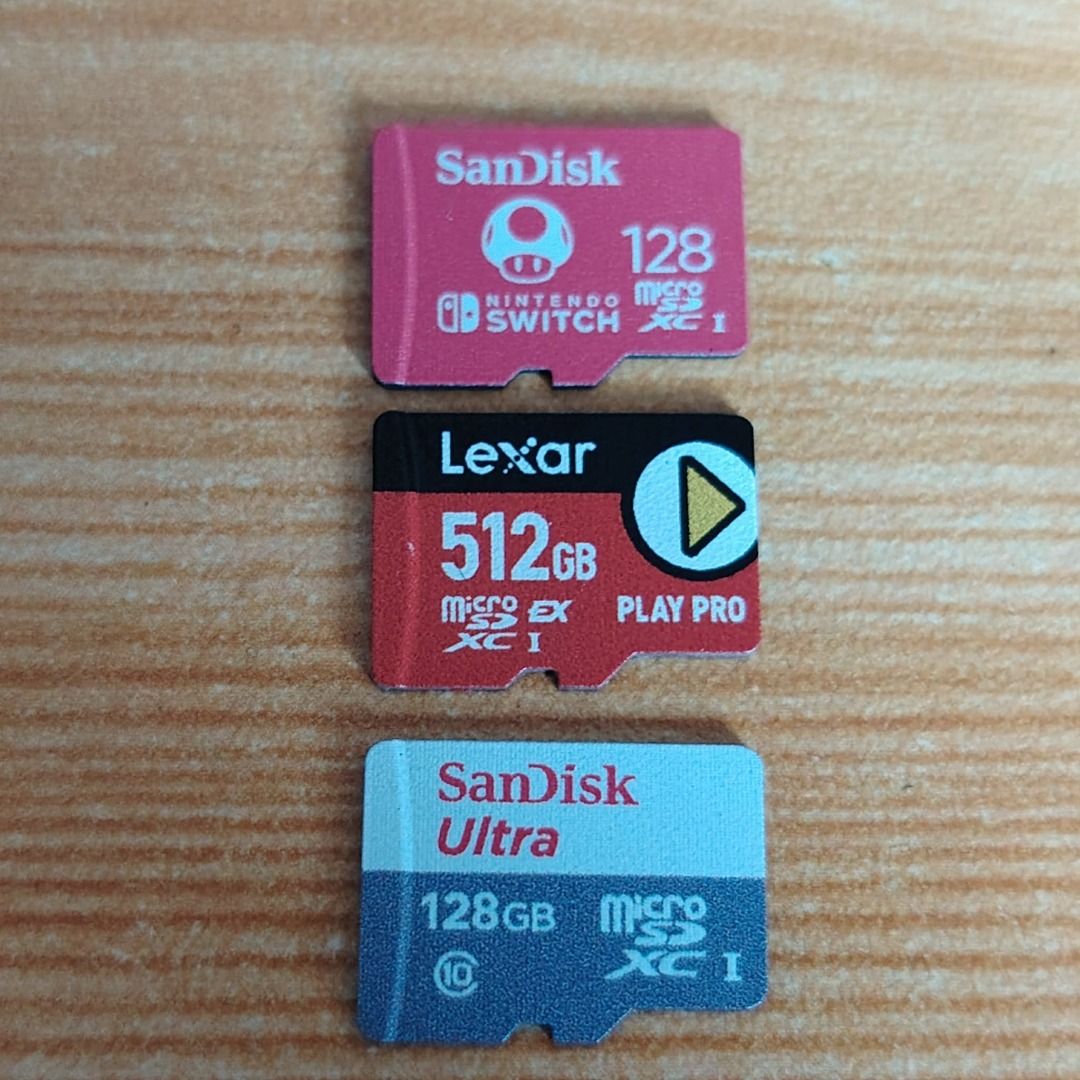 Nintendo Switch 2 MicroSD Express 256gb 512gb (Category: Memory & SD Cards) located in Paranaque City. Submitted by thebiskwitcompany (Listing ID 1457578561, Image 3). Description: Sandisk MicroSD Express 256gb P2195 -100% legit -no issue -only compatible with switch 2 Lexar Play Pro MicroSD Express 512gb P5995 -100% legit -no issue -only compatible with switch 2 Sandisk Exterme A2 512gb P5995 -100% legit -no issue -for switch v1, v2, lite and ol