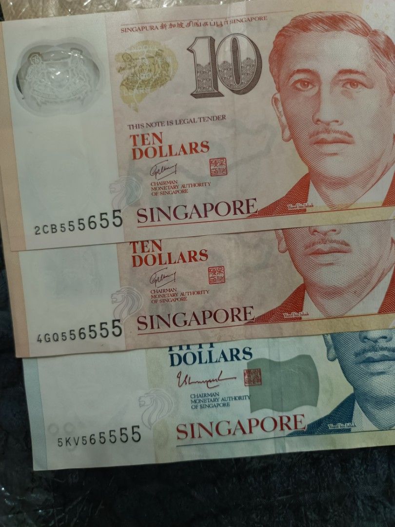 Number almost solid 5 (Category: Currency) located in Singapore. Submitted by lyon6486 (Listing ID 1457661450, Image 1). Description: Normal condition Nice almost solid 5 Selling price add $8 each Interested pm Meetup up amk561.