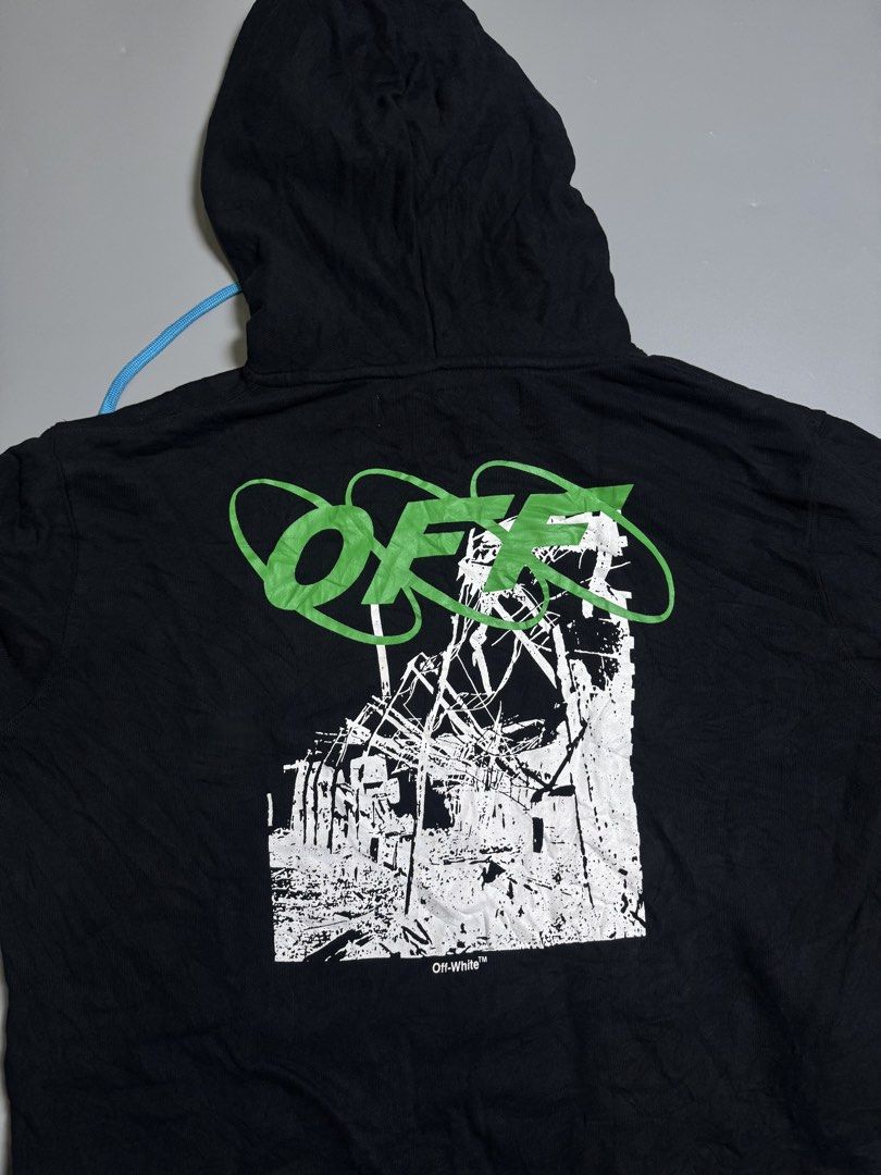 Offwhite (Category: Hoodies) located in Sipalay. Submitted by collidethrift (Listing ID 1457671469, Image 3). Description: FOR SALE❗️❗️❗️ OFF⚪️ Hoodie Jacket (OFF/LEGIT) Size Xl fit Large Dimes 28 x 25 Excellent Condition Color rate 9.5/10 Needwash only No issues 🏷️950+ship 📍Location Neg Occ 🏷️Ship via JNT EXPRESS 📩📩📩.
