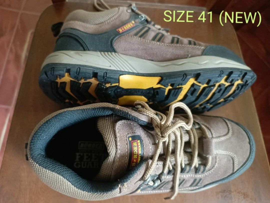 Original Border Work Safety shoes (Category: Boots) located in Santa Rita. Submitted by coolguy29 (Listing ID 1457685610, Image 1). Description: Original Border safety shoes, durable and comfortable safe made with premium leather upper and steel toe protection. No issue Features: • Premium leather upper material • Steel toe protection for added safety • Oil-resistant and acid-resistant outsole • Slip-resistant PU sole for better grip • Nail-proof