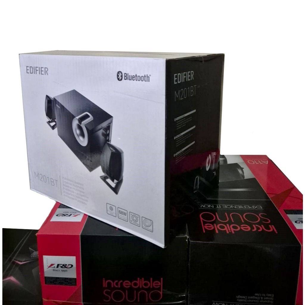 Original EDIFIER M201BT Multimedia Speaker (Category: Soundbars, Speakers & Amplifiers) located in Manila. Submitted by gw8shop (Listing ID 1457604636, Image 2). Description: .