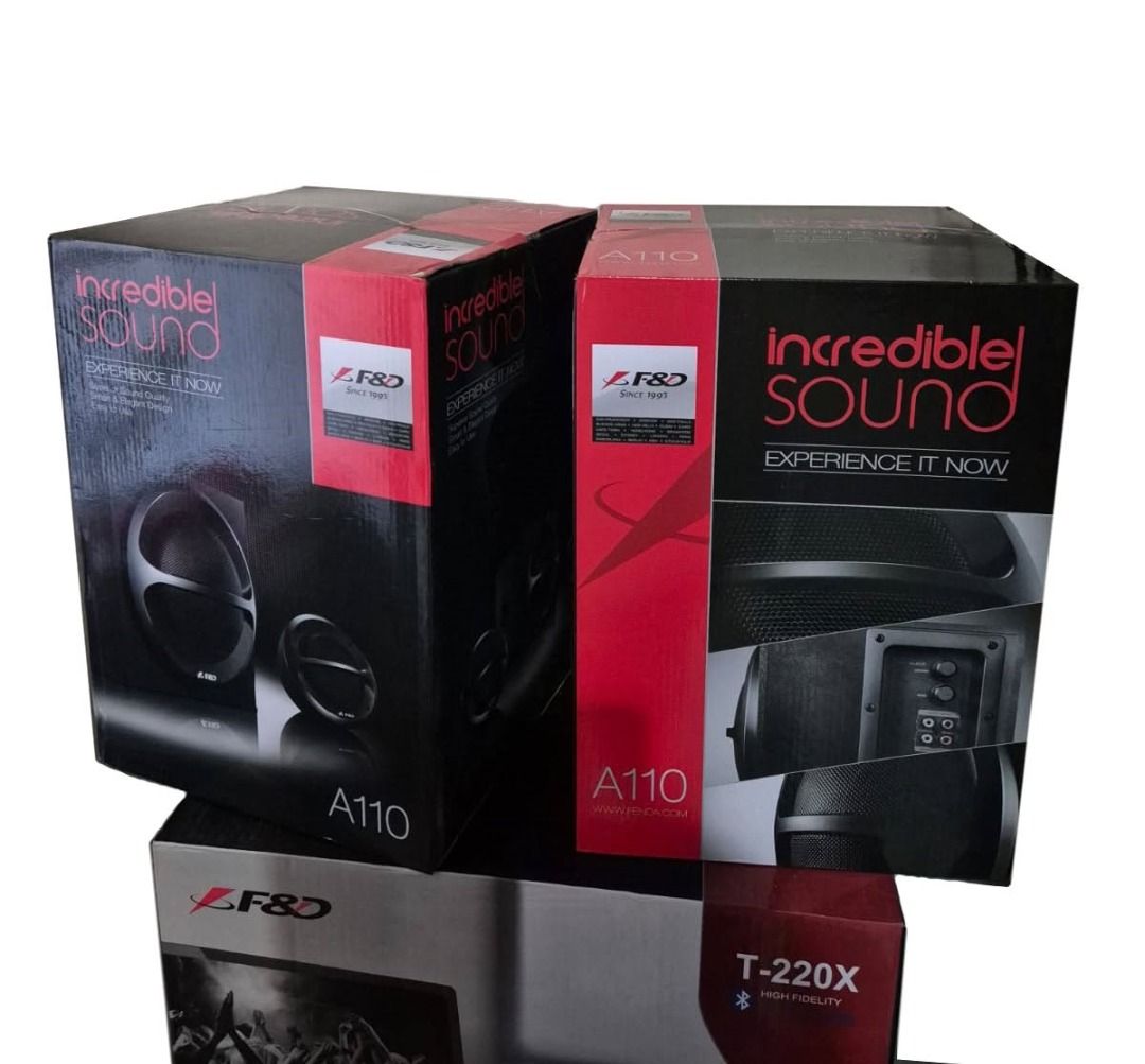 Original F&D A110 Multimedia Speaker (Category: Soundbars, Speakers & Amplifiers) located in Manila. Submitted by gw8shop (Listing ID 1457605474, Image 2). Description: .