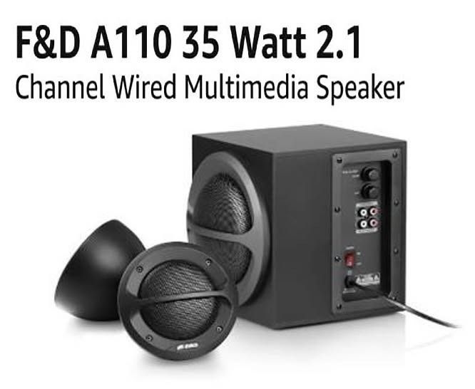 Original F&D A110 Multimedia Speaker (Category: Soundbars, Speakers & Amplifiers) located in Manila. Submitted by gw8shop (Listing ID 1457605474, Image 1). Description: .
