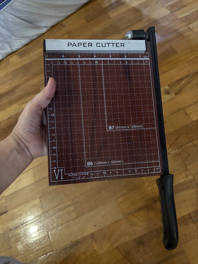 Paper Cutter A5 (Category: Craft Supplies & Tools) located in Manila. Submitted by chandleria (Listing ID 1457521628, Image 1). Description: Brandnew A5 paper cutter bought the wrong size.