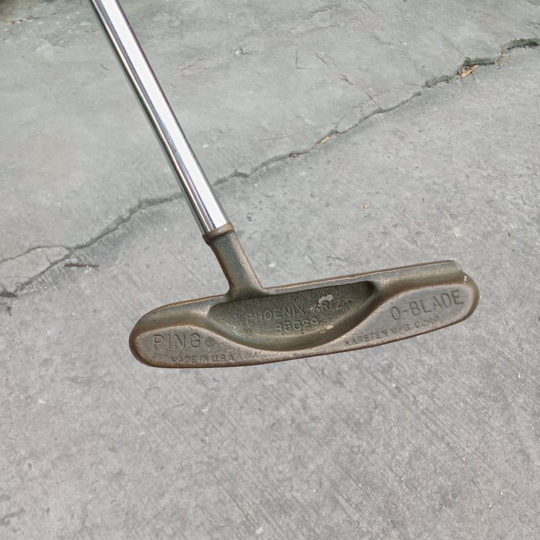 Ping O-blade manganese bronze putter, RH (Category: Golf) located in San Pedro. Submitted by trisheljas_japansurplus (Listing ID 1457661112, Image 1). Description: 📍For Sale📍 Ping O-blade manganese bronze putter Right handed Steel shaft location 📍 Filinvest Homesite barangay bagong silang san pedro laguna 📍.