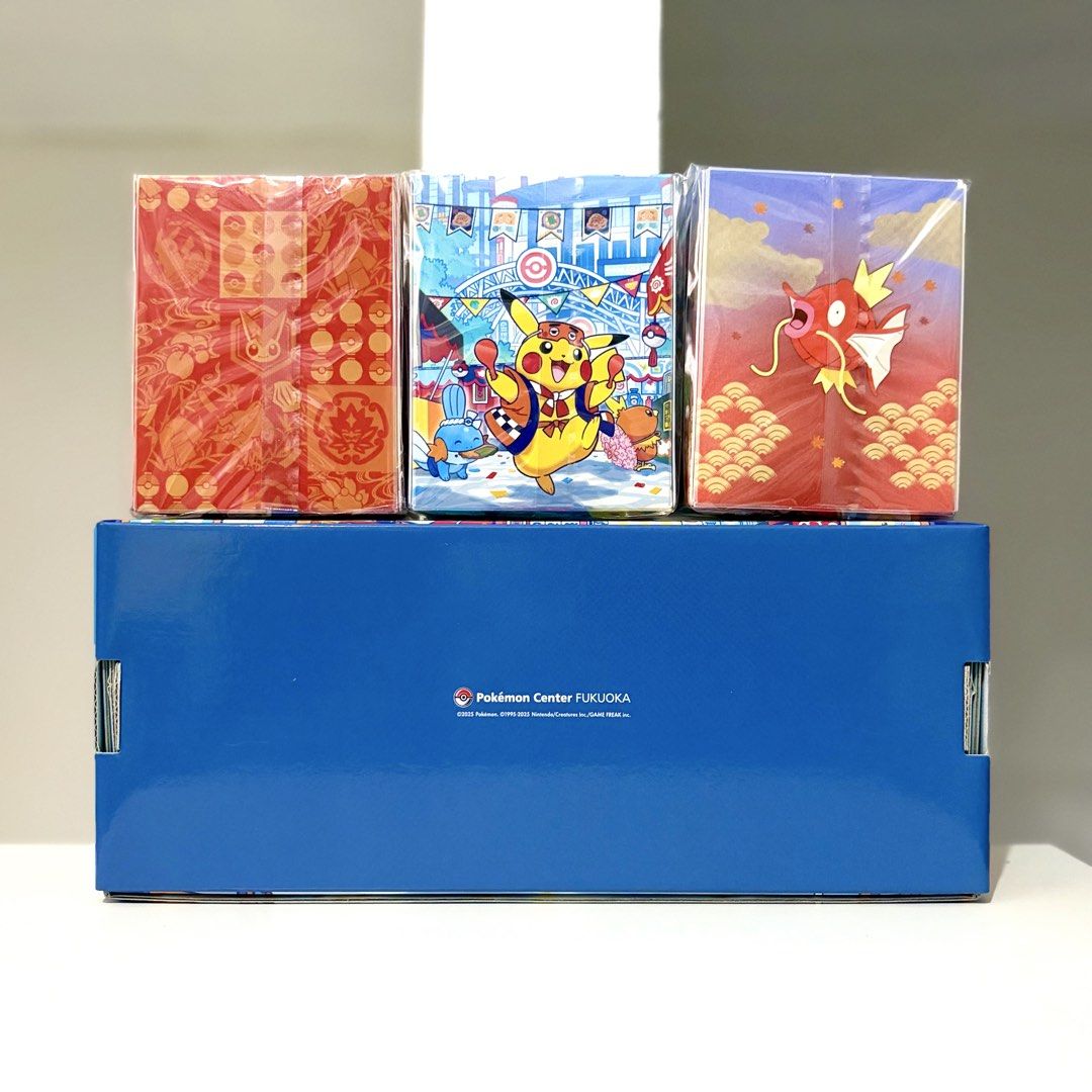 Pokémon Center Special Box Deck Case Bundle (Category: Card Boxes & Cases) located in Santa Rosa. Submitted by shikaricollectibles (Listing ID 1457650521, Image 2). Description: Pokémon Center Special Box Deck Case Bundle -1 Tohoku Deck Case (Sealed) -1 Hiroshima Deck Case (Sealed) -1 Fukuoka Deck Case (Sealed) -1 Outer Box (Fukuoka) The outer box itself can be also used as a deck box. Price: ₱1,000 per Set.
